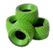 MBS Longboard All Terrain Wheels Green